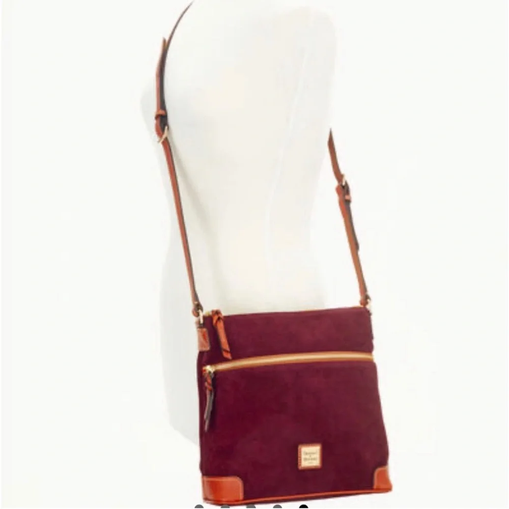 Dooney & Bourke Suede Crossbody Chamois